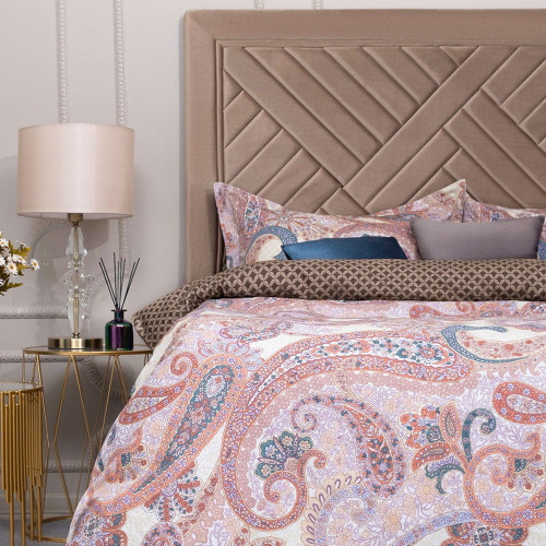 Постельное белье Arya Home "Voleta", евро, сатин (8680943103925)