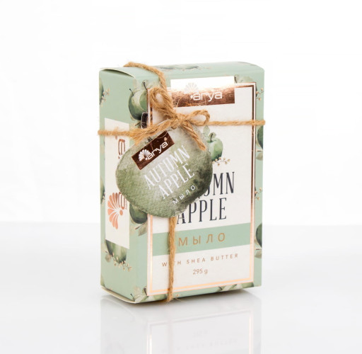 Мыло Arya с Ароматом 295 гр Autumn Apple Белый