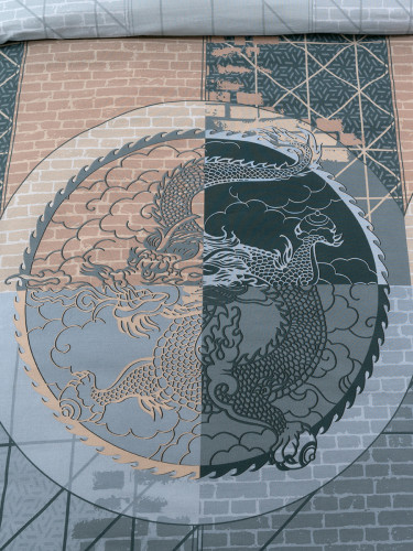 Постельное белье Белиссимо (Текс-Дизайн) "Дракон 1", евро, поплин (4150ЛН662321)