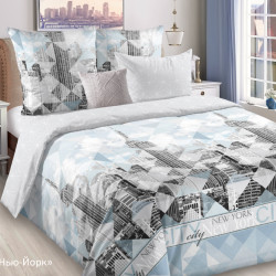 Постельное белье Valtery "Нью-Йорк", семейный, бязь (941-1-1255)