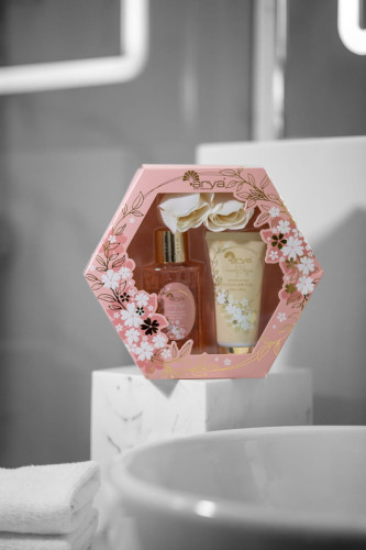 Подарочный Набор Arya В Коробке 4 Пр. Heavenly Blossom Пудровый