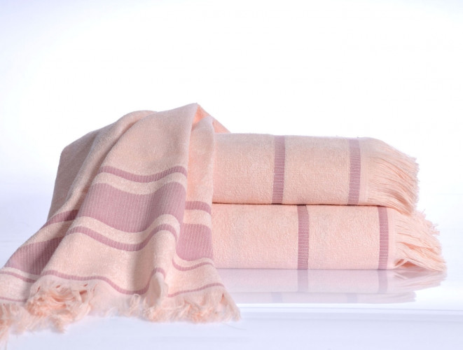 Полотенце Irya "DURU Somon", пляжное, 50x80, махровая ткань (DURU Somon-1389)