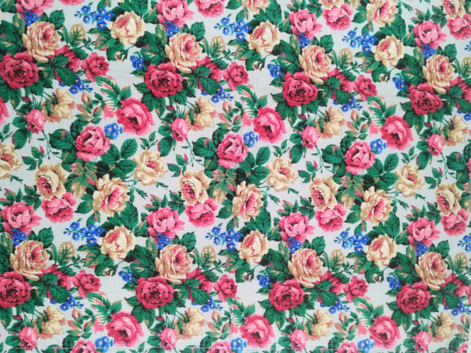 Набор полотенец вафельных Valtery "Цветочная фантазия", 50x60, хлопок, 3 шт (0509-1-1498)