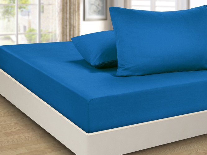 Простыня Valtery "PRC-R-34", 160x200, сатин, на резинке (PRC-R-34-1784)