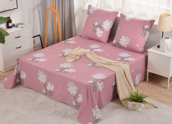 Простыня Valtery "PCT-R-318", 160x200, сатин, на резинке (PCT-R-318-1784)