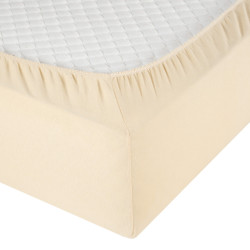 Простыня Valtery "PT cappuccino", 160x200, трикотаж, на резинке (PT cappuccino-1368)