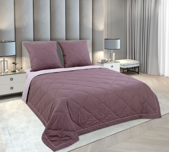 Постельное белье с одеялом Королевское искушение (Текс-Дизайн) "Ягодная поляна", Зима-Лето, 2-спальный, перкаль, на молнии (3582П70213)