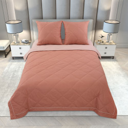 Постельное белье с одеялом Королевское искушение (Текс-Дизайн) &quot;Летний закат&quot;, Зима-Лето, 1.5-спальный, перкаль, на молнии (1582П70198)