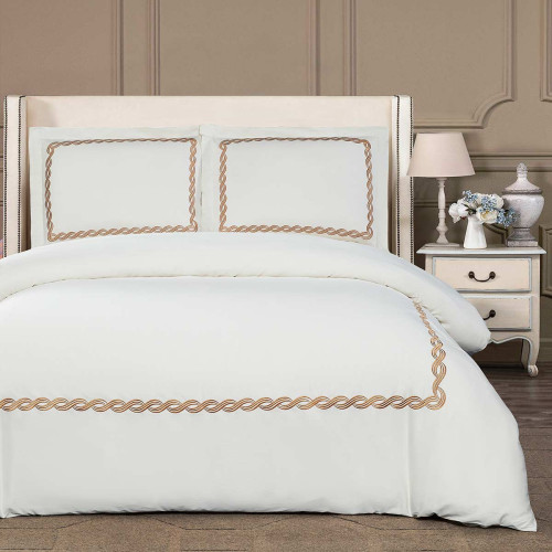 Постельное белье Arya Home "Rona", евро, сатин (8680943095664)