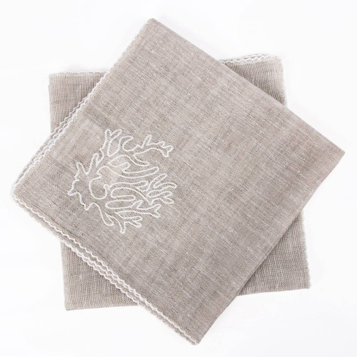 Набор полотенец Arya Home "Coral", кухонные, 40x40, полиэстер, 2 шт (8680943045713)