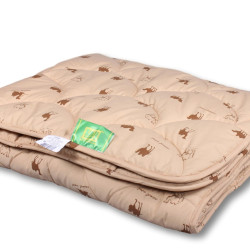 Одеяло легкое AlViTek (АльВиТек) &quot;САХАРА-Стандарт&quot;, 200x220, верблюжья шерсть, стеганое (ОТВ-О-22)
