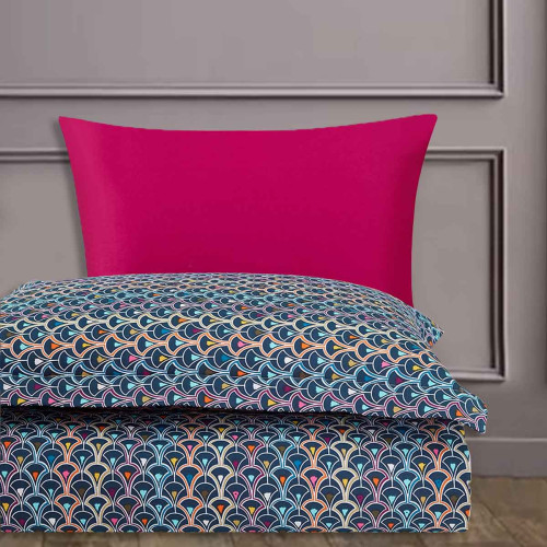 Постельное белье Arya Home "Luis", евро, сатин, печатное (8680943079954)