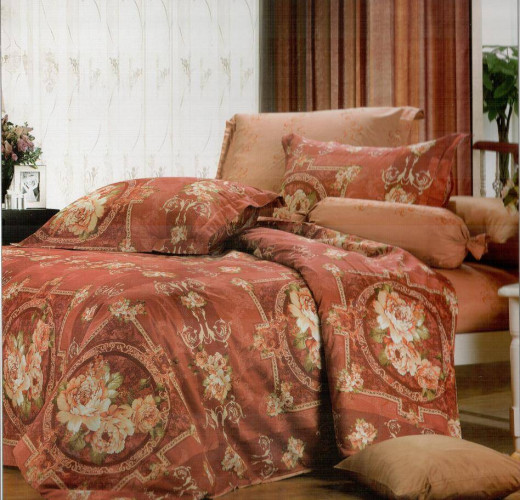 Постельное белье Сайлид "B-95", евро, сатин (B-95-1253)