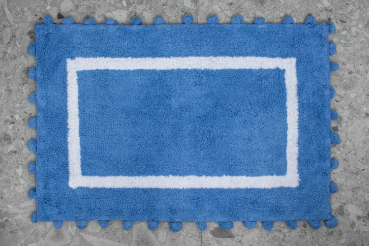 Коврик Arya Home "Pompom", для ванной, 60x90, хлопок (8680943108500)