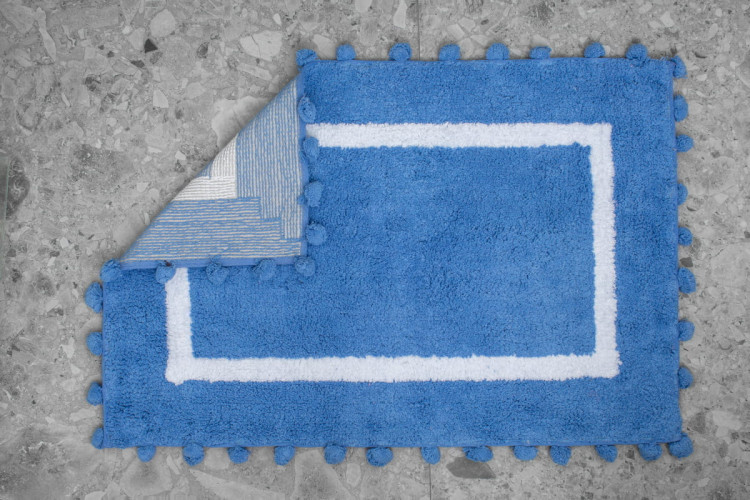 Коврик Arya Home "Pompom", для ванной, 60x90, хлопок (8680943108500)
