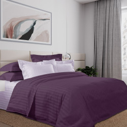Постельное белье Королевское искушение (Текс-Дизайн) &quot;Ежевичная пастила&quot;, евро макси, страйп-сатин, на молнии (8326WЯ1712)