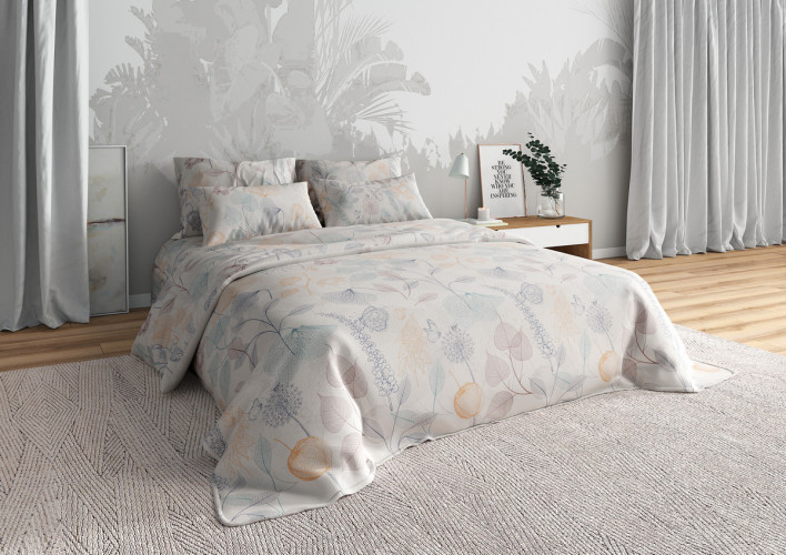 Постельное белье Valtery "Физалис", семейный, бязь (0413-1-1255)