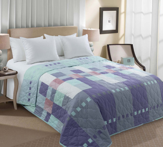 Покрывало Королевское искушение (Текс-Дизайн) "Комильфо 1", 210x240, перкаль, стеганое (П240210Комил)