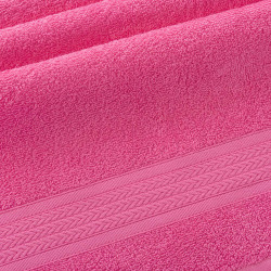 Полотенце Comfort Life (Текс-Дизайн) &quot;Утро ярко-розовый&quot;, для ванной, 50x90, махровая ткань (УтрЯр59аи400)