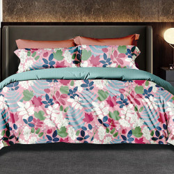 Постельное белье Cleo "Satin euro max 032-SLL", евро, сатин, на молнии (32/032-SLL)