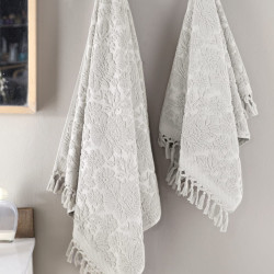 Полотенце Arya Home "Barry", для лица и рук, 70x140, махровая ткань (8680943225702)