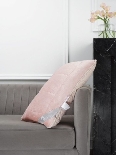 Подушка Arya Home "Sophie", 50x70, микрофибра, силиконизированное волокно, на молнии (8680943018212)