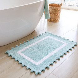 Коврик Arya Home &quot;Pompom&quot;, для ванной, 60x90, хлопок (8680943108517)