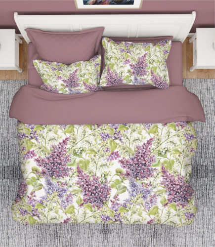 Постельное белье Valtery "RS-400", евро, сатин (RS-400-1253)