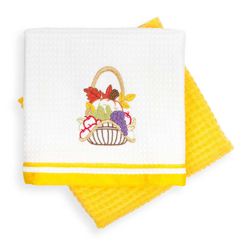 Набор полотенец Arya Home "Provense 2 A", кухонные, 40x60, махровая ткань, 2 шт (8680943074539)