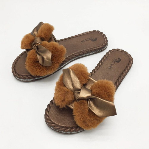 Тапочки Arya Женские, Liza, 38 Коричневый