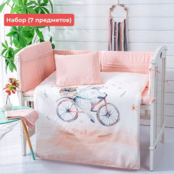 Постельное белье Arya Home &quot;Bicycle&quot;, детский, сатин (8680943085856)