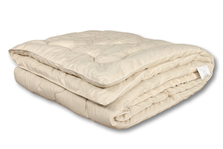 Одеяло теплое AlViTek (АльВиТек) "ЛЁН-ЭКО", 140x205, микрофибра, льняное волокно, стеганое (ОЛМ-15)
