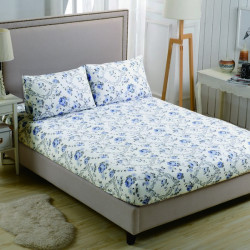 Простыня Valtery "PCT-R-232", 180x200, сатин, на резинке (PCT-R-232-1475)