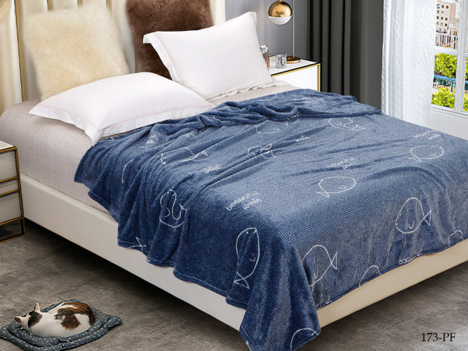 Плед Cleo "CALIFORNIA", 180x200, велсофт (180/173-pf)