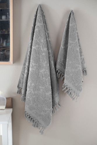 Полотенце Arya Home "Barry", для лица и рук, 70x140, махровая ткань (8680943225719)