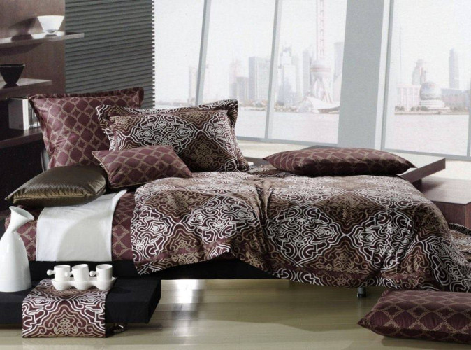 Постельное белье Фамилье "SDS-23", семейный, сатин (SDS-23-1255)