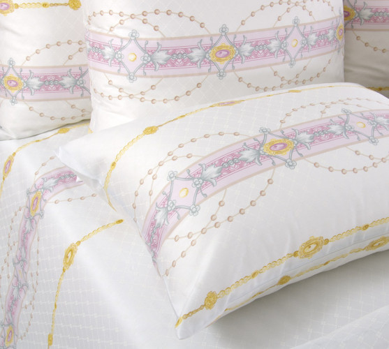 Постельное белье Королевское искушение (Текс-Дизайн) "Церемония", 1.5-спальный, сатин, на молнии (Н1240205404)