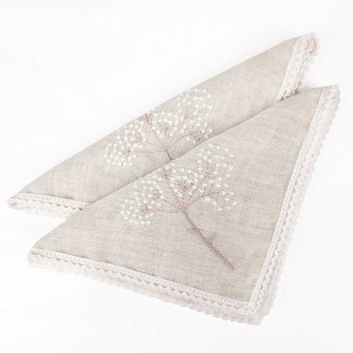 Набор полотенец Arya Home "Yael", кухонные, 40x40, полиэстер, 2 шт (8680943045676)