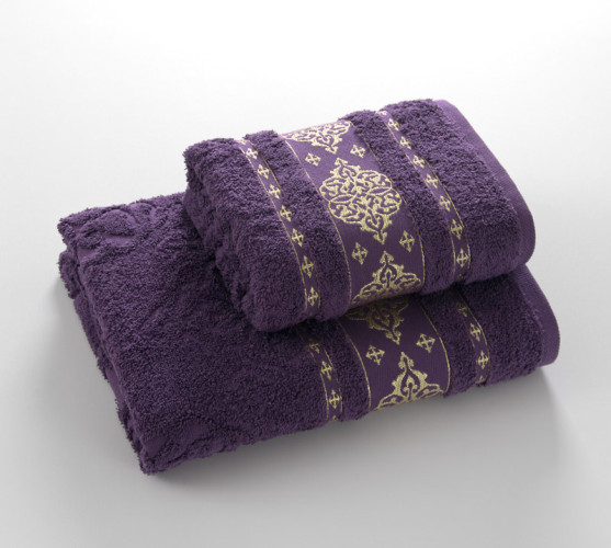 Полотенце Comfort Life (Текс-Дизайн) "Роскошь аметист", банное, 50x90, махровая ткань (РскАм50905аи)