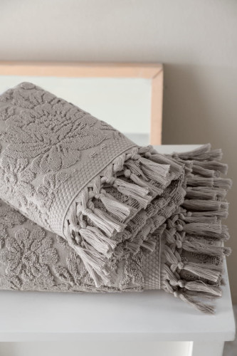 Полотенце Arya Home "Barry", для лица и рук, 70x140, махровая ткань (8680943225726)