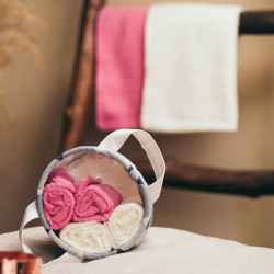 Набор полотенец Arya Home "Geo", подарочные, 30x30, махровая ткань, 6 шт (8680943086327)