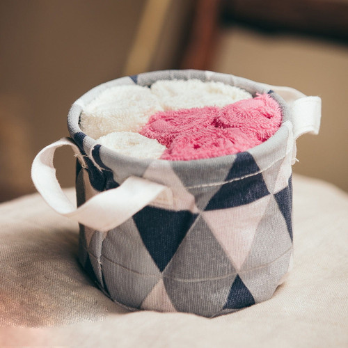 Набор полотенец Arya Home "Geo", подарочные, 30x30, махровая ткань, 6 шт (8680943086327)