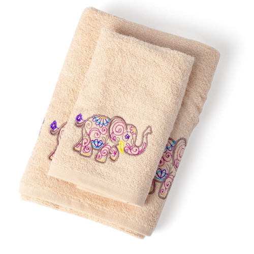 Набор полотенец Arya Home "Andy", подарочные, 30x50, 50x90, хлопок, 2 шт (8680943110145)