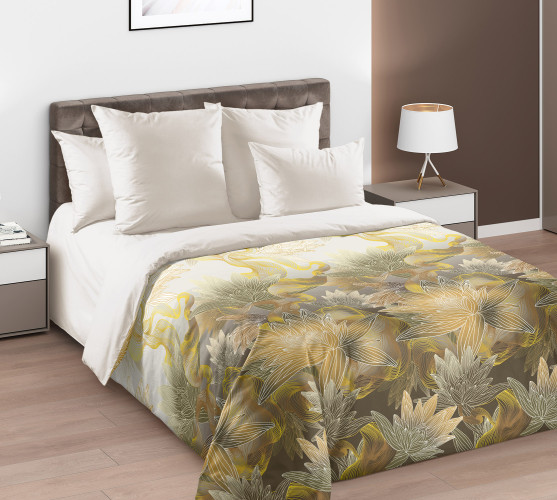 Постельное белье Королевское искушение (Текс-Дизайн) "Нимфея 1", евро, перкаль (7250ЕН662601)