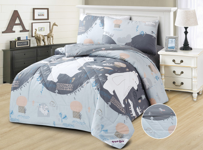 Постельное белье с одеялом Tango (Танго), евро, сатин (W400-60 код1170)