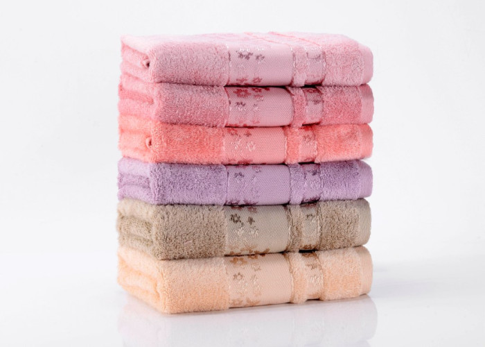 Полотенце Valtery "Emily-2", банное, 50x90, махровая ткань (Emily-2-1458)