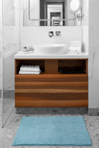 Коврик Arya Home "Softy", для ванной, 40x60, полиэстер (8680943223784)