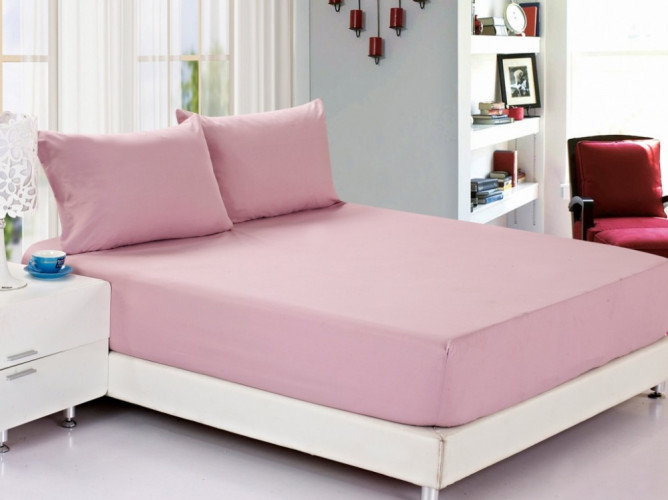 Простыня Valtery, 90x200, джерси, на резинке (C-1783)