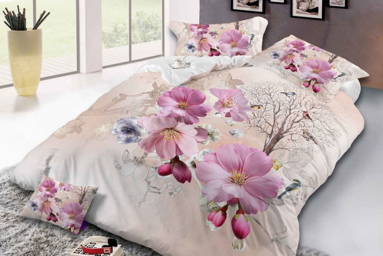 Постельное белье Valtery "SF-24", 3D, 1.5-спальный, полисатин (SF-24-1249)