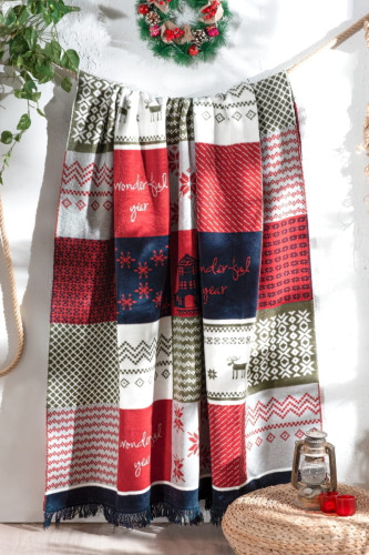 Плед Arya Home "Festive", 200x220, хлопок (8680943220295)